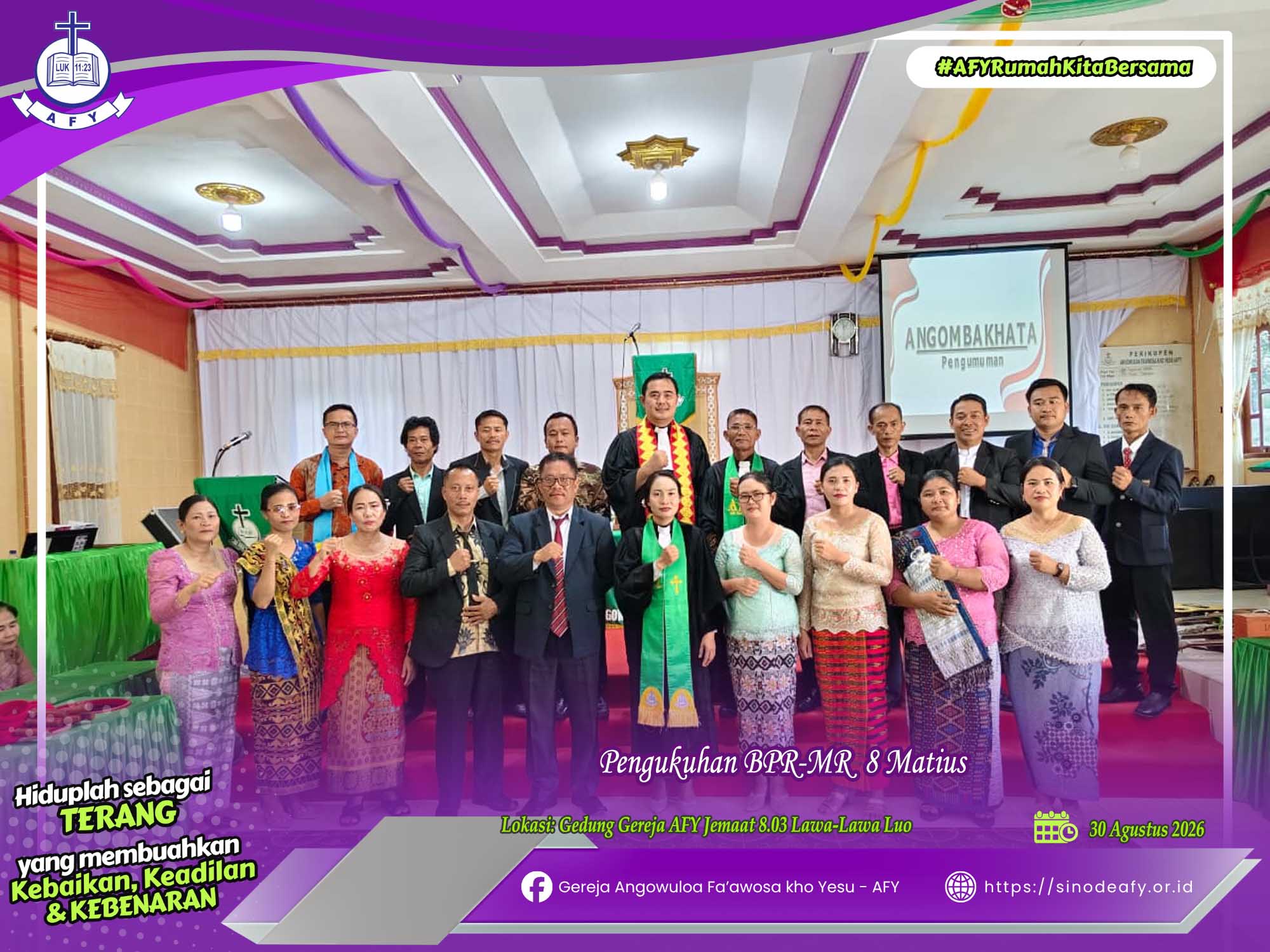 BPS AFY Mengukuhkan BPR dan MR di Tiga Wilayah: Resort 4 Hilisataro, Resort 8 Matius dan Resort 23 Yoridano