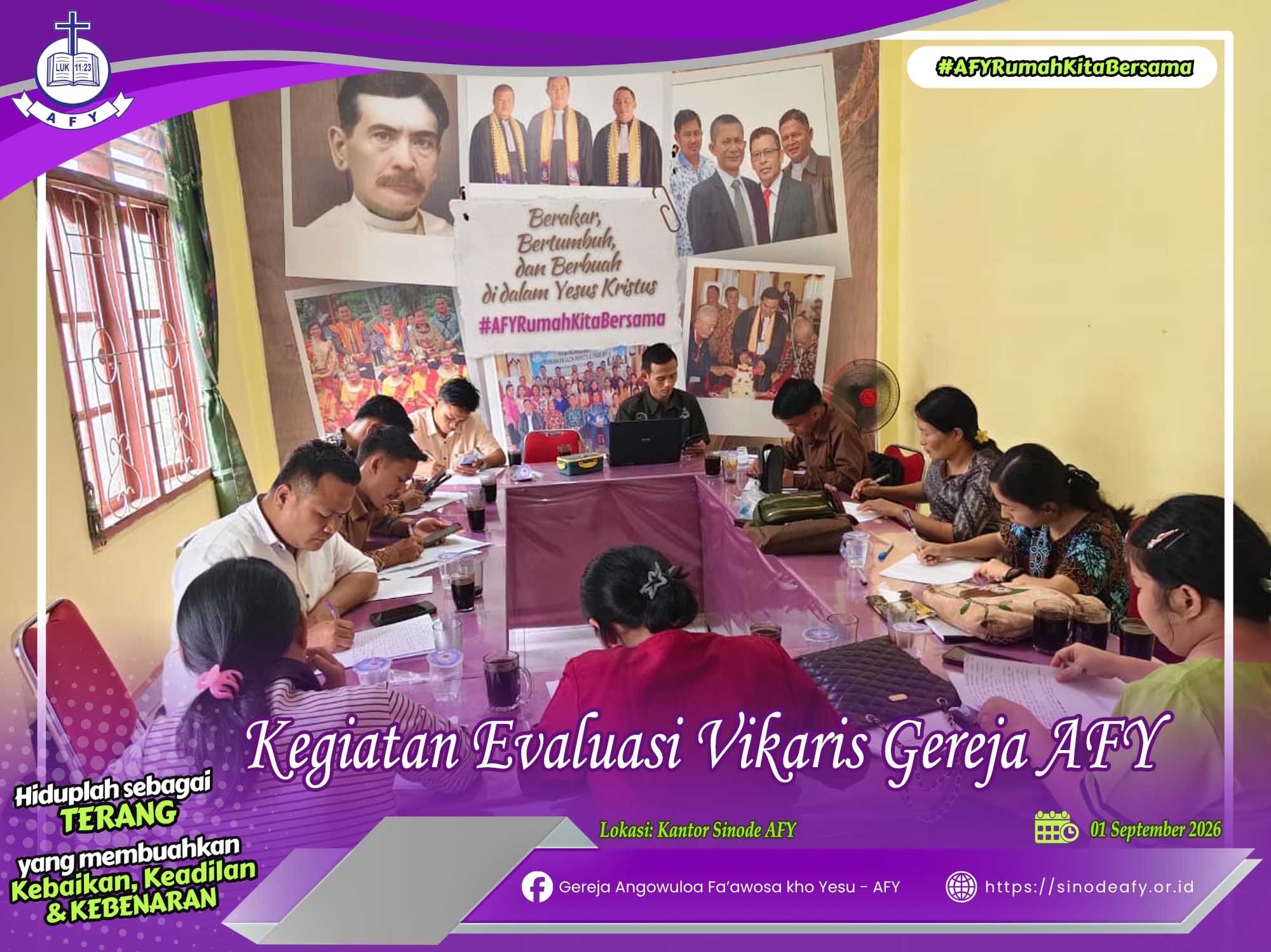 Evaluasi Vikaris Gereja AFY