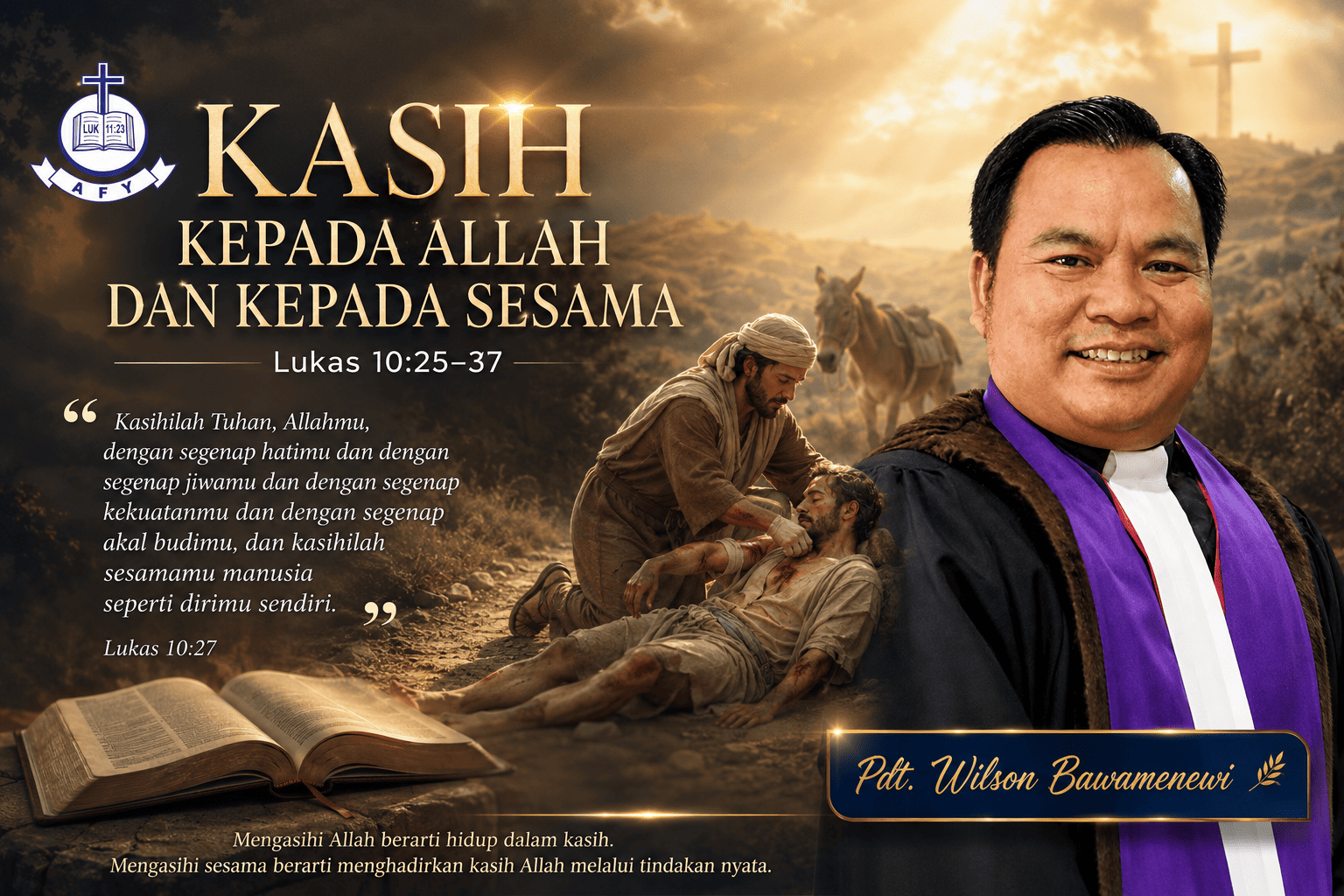 FA’OMASIDA LOWALANGI BA AWȎDA NIHA (Luka 10:25-37)