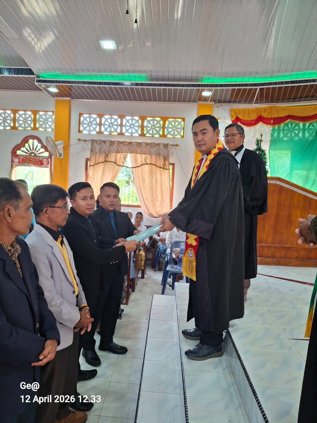 Ephorus AFY Kukuhkan BPJ Jemaat Hilimbowo Resort 14 Luaha Idanogawo, Tekankan Pentingnya Hidup Kudus